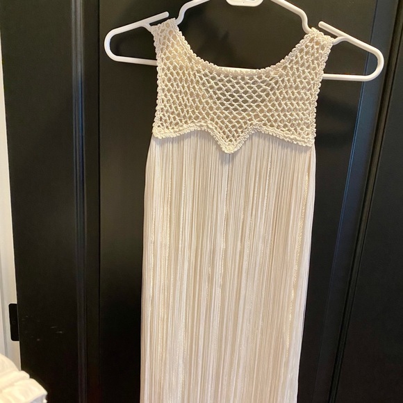 Guess white fringe cocktail dress - Picture 4 of 5
